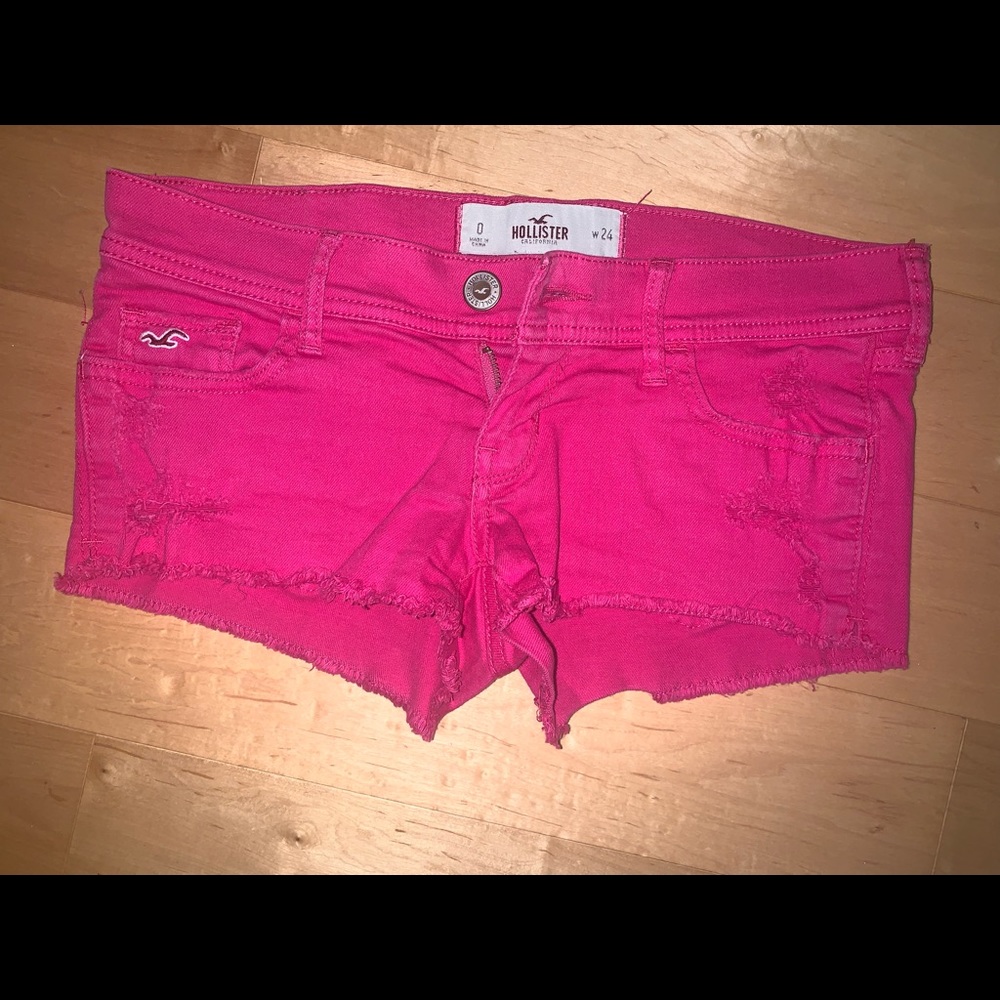 *SOLD* Hollister Pink Jean Shirts size 0